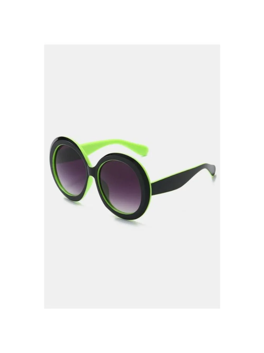 Oversized Round Frame Fashion Sunglasses